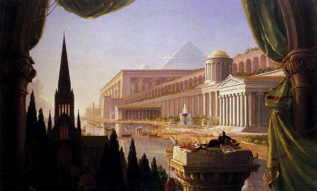 Thomas Cole The Architect-s Dream oil painting image